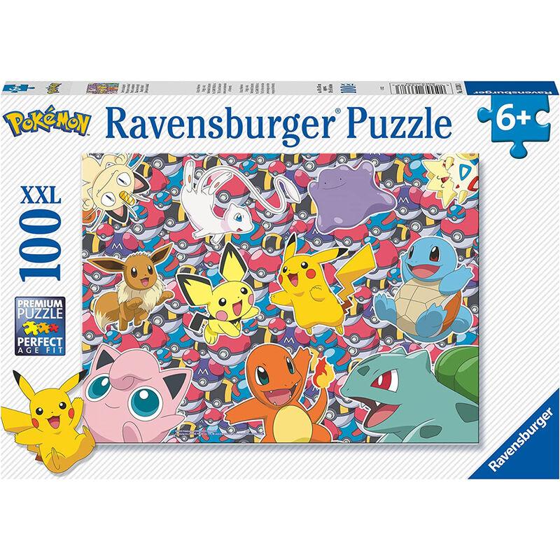 Children’s Puzzle Pokémon - 100 Pieces Puzzle - Ravensburger - Ginga Toys