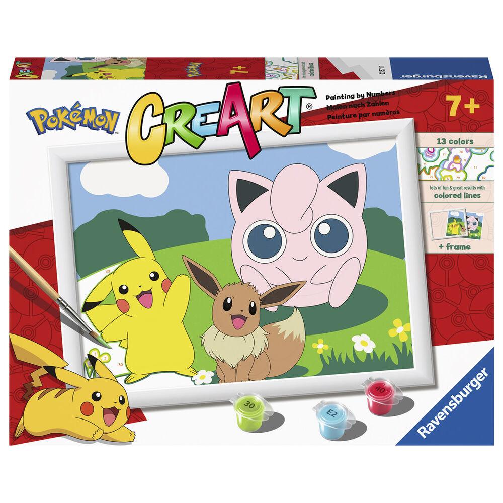 CreArt Pokémon Classics - Painting Kit for kids - Ravensburger - Ginga Toys