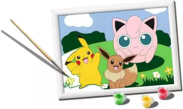 CreArt Pokémon Classics - Painting Kit for kids - Ravensburger - Ginga Toys