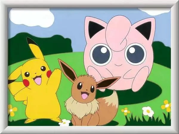 CreArt Pokémon Classics - Painting Kit for kids - Ravensburger - Ginga Toys