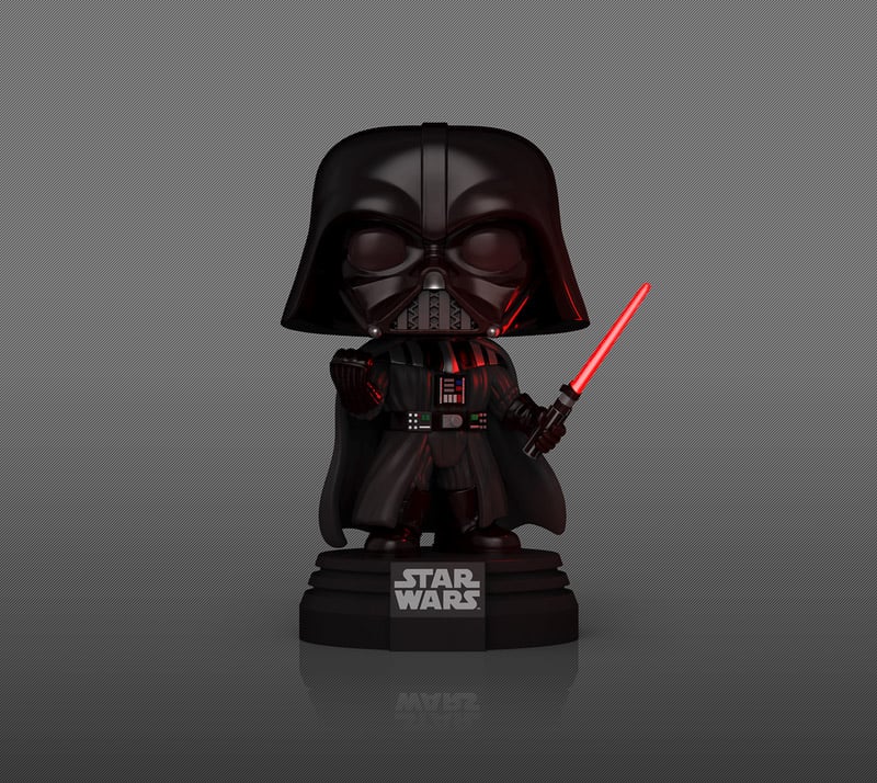 Star Wars Pop! #795 Lights and Sounds Darth Vader with Lightsaber Vinyl Figure #795 - Ginga Toys