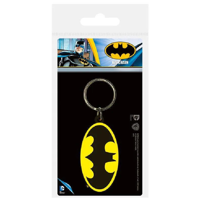 DC Comics Batman Symbol rubber keychain - Pyramid International - Ginga Toys