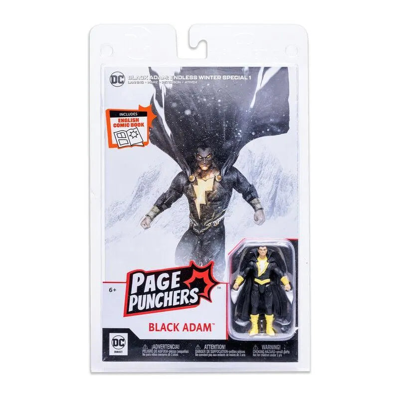DC Comics Page Punchers - Black Adam Figure with Comic - McFarlane Toys - Ginga Toys