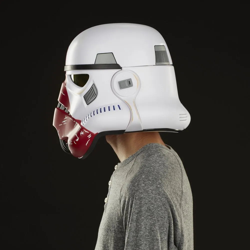Star Wars The Black Series The Mandalorian Incinerator Stormtrooper Premium Electronic Roleplay Helmet