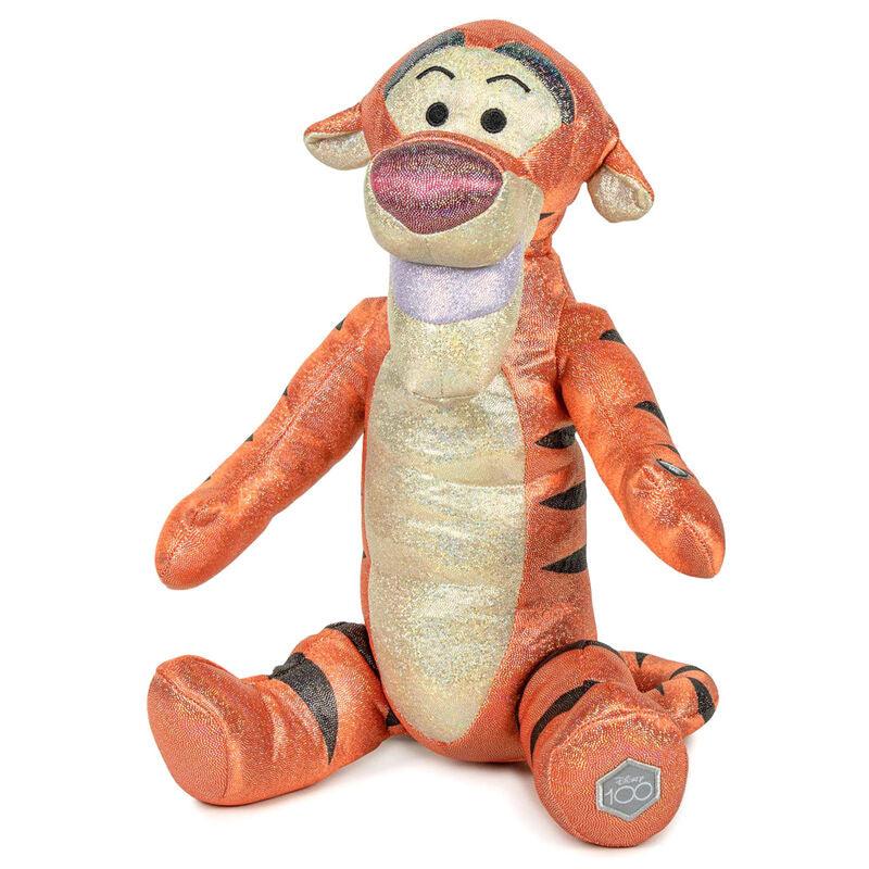 Disney 100th Winnie the Pooh Tiger Glitter plush toy 28cm - Disney - Ginga Toys