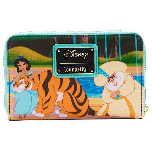 Disney Aladdin Princess Jasmine Series Zip Around Wallet - Loungefly - Ginga Toys