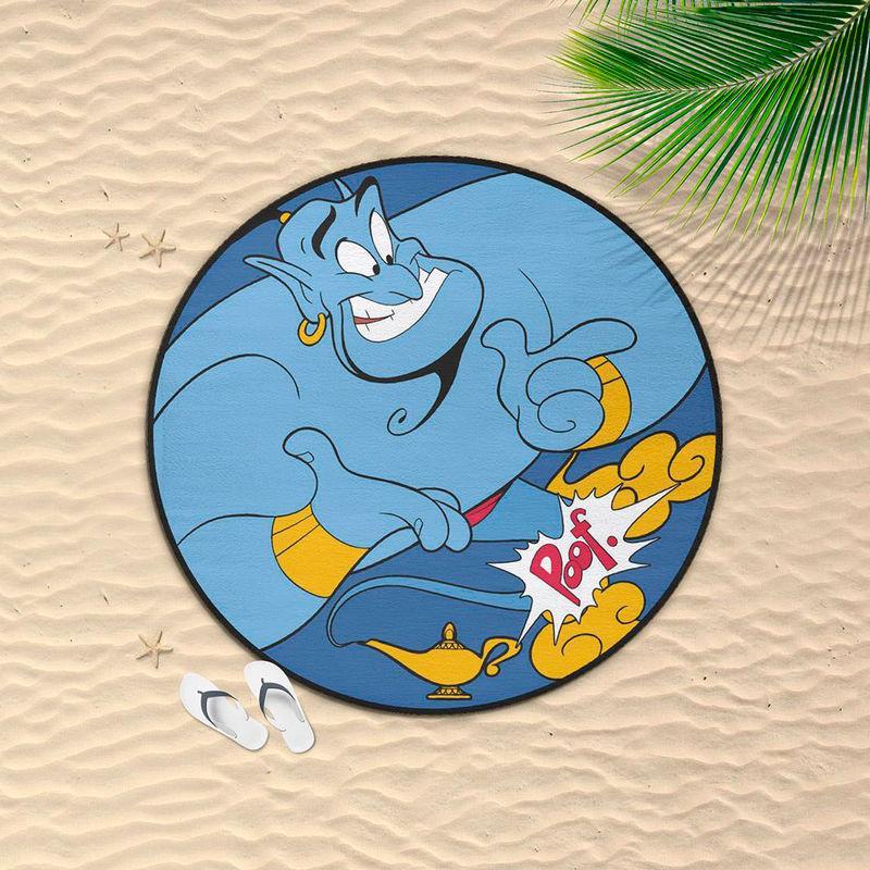 Disney Aladdin Round Microfiber Beach Towel - Disney - Ginga Toys