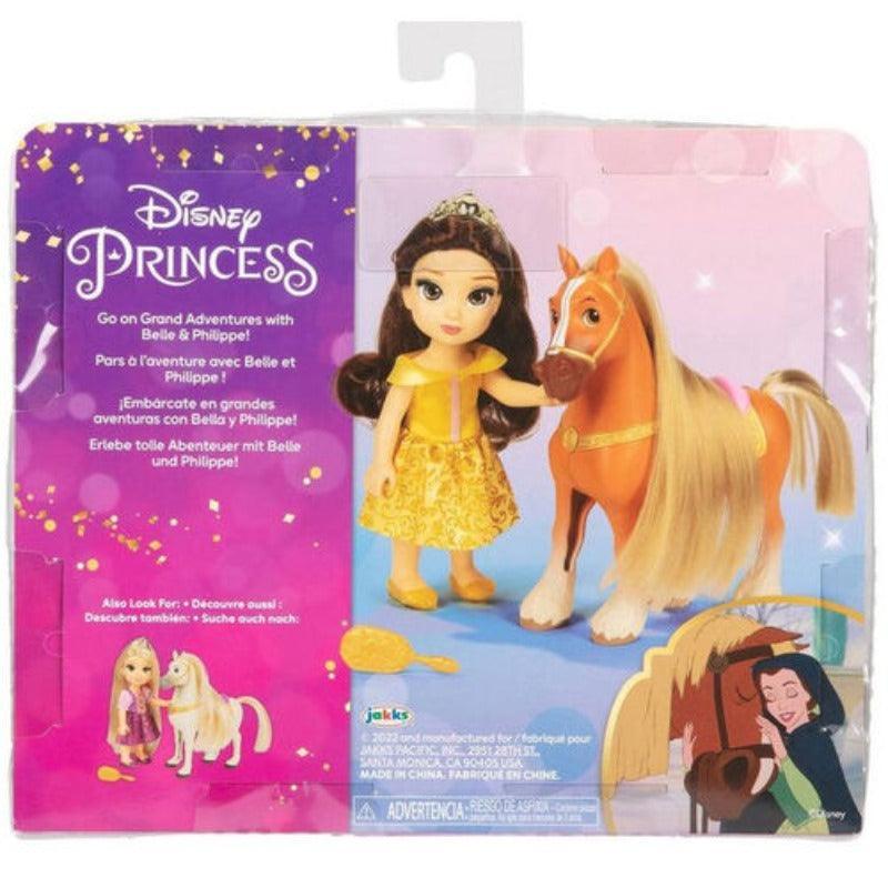 Disney Beauty and the Beast Princess - Belle & Philippe Dolls Gift Set - Jakks Pacific - Ginga Toys