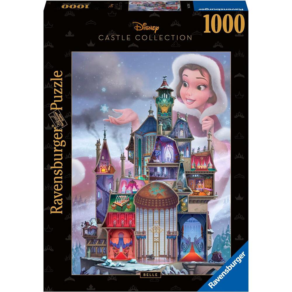 Disney Jigsaw Beauty and the Beast Belle Castle Puzzle - 1000 Pieces Puzzle - Ravensburger - Ginga Toys