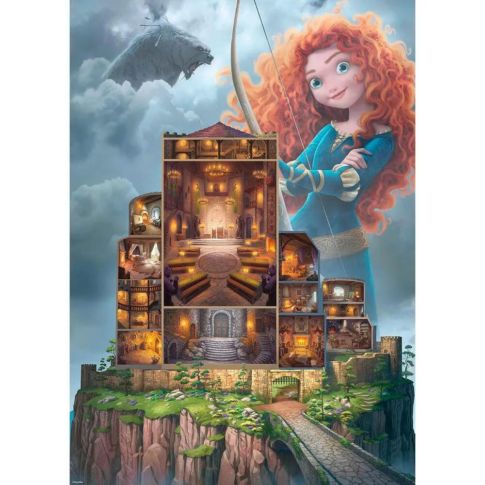 Disney Jigsaw Brave Merida Castle Puzzle - 1000 Pieces Puzzle - Ravensburger - Ginga Toys