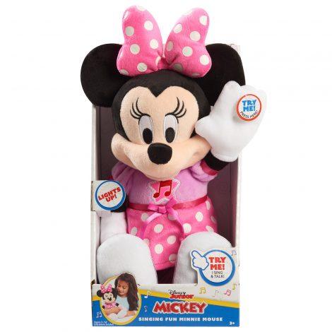 Disney Junior Mickey Mouse Funhouse Singing Fun Minnie Mouse Plush Toy - Just Play - Ginga Toys