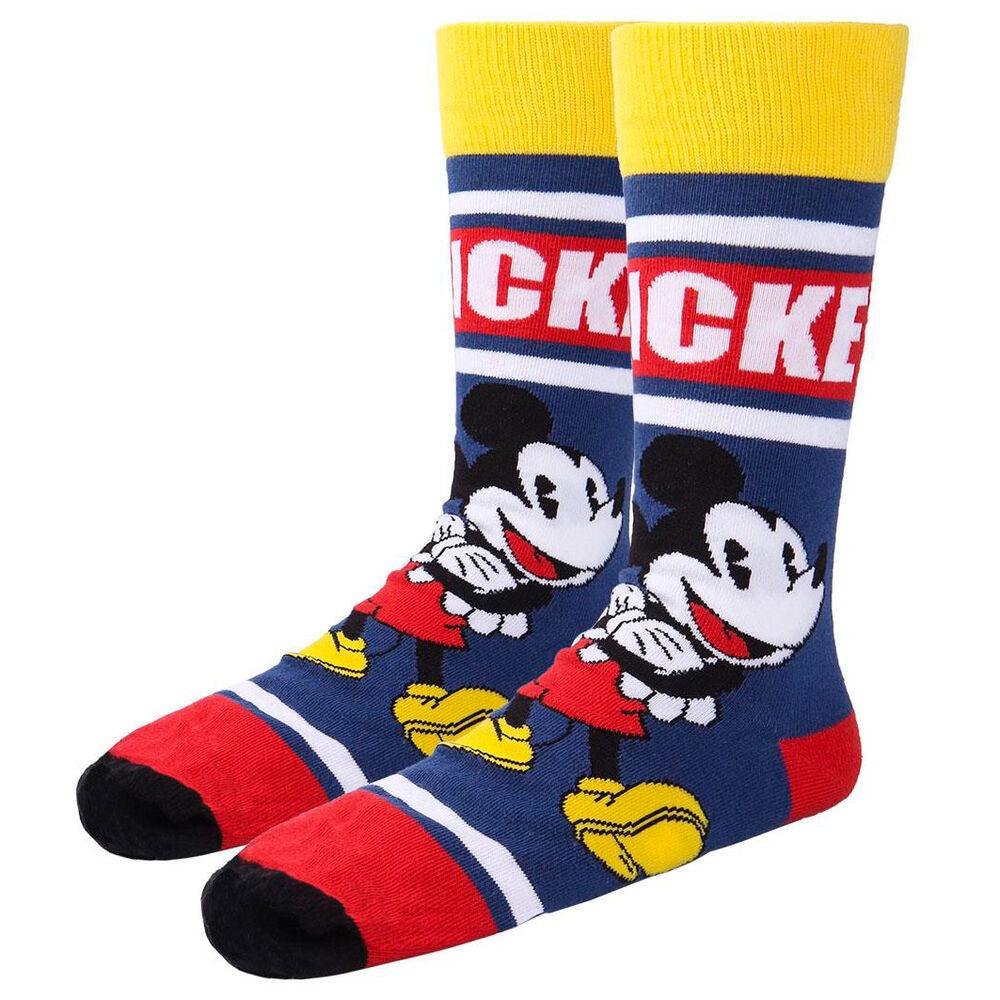 Disney Mickey Mouse Adult Socks Pack 3 Pieces Gift Box - Cerda - Ginga Toys