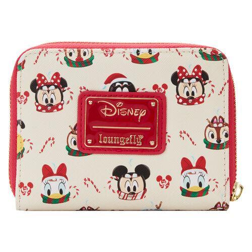 Disney Mickey Mouse Hot Cocoa Mugs All-Over-Print Zip Around Wallet - Loungefly - Ginga Toys