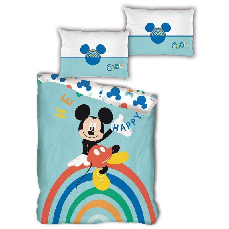 Disney Mickey Mouse Microfiber Blue Duvet cover bed 90cm - Disney - Ginga Toys