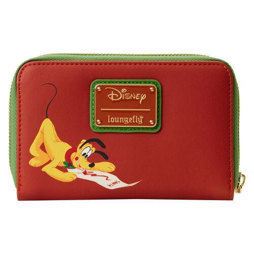 Disney Mickey Mouse Minnie Hot Cocoa Fireplace Zip Around Wallet