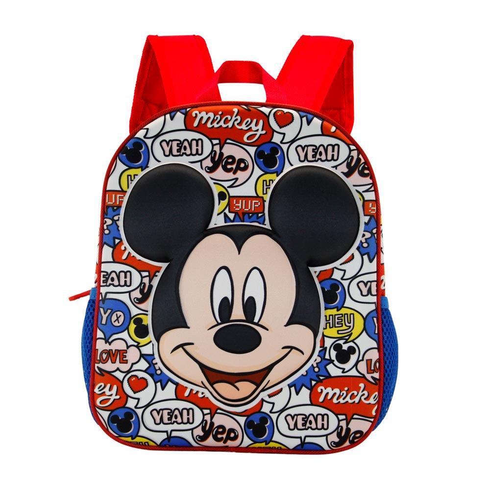 Disney Mickey Mouse Yeah Multicolor Kids School 3D Mini backpack - Karactermania - Ginga Toys