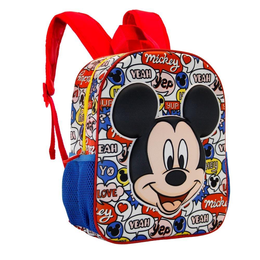 Disney Mickey Mouse Yeah Multicolor Kids School 3D Mini backpack - Karactermania - Ginga Toys