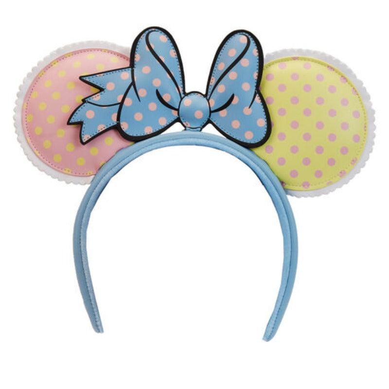 Disney Minnie Mouse Pastel Polka Dot Ear Headband - Loungefly - Ginga Toys