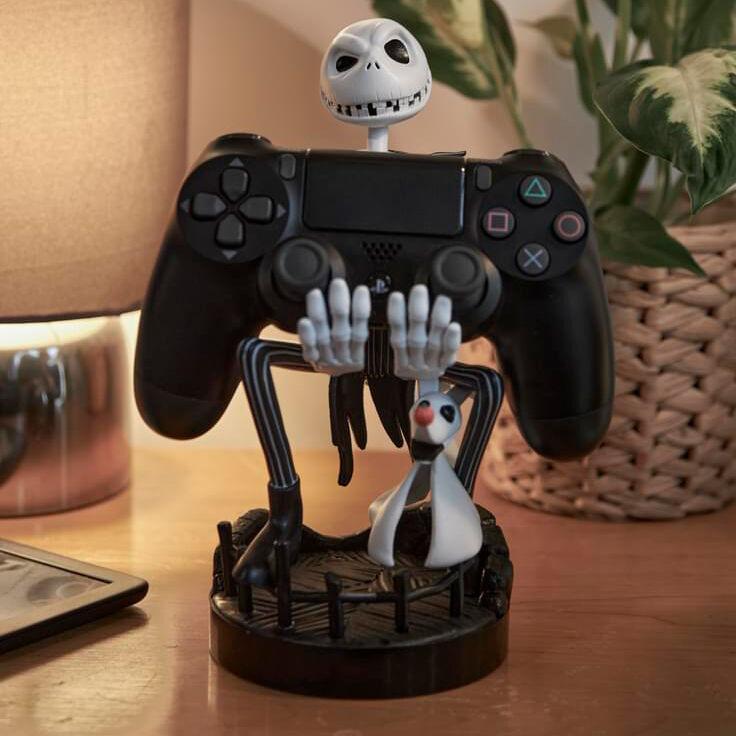 Disney Nightmare Before Christmas: Jack Skellington Cable Guys Original Controller and Phone Holder - Exquisite Gaming - Ginga Toys