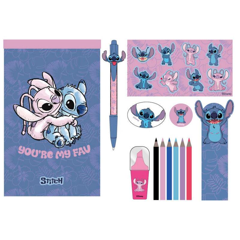 Disney Stitch Art Stationery Set - Cerda - Ginga Toys