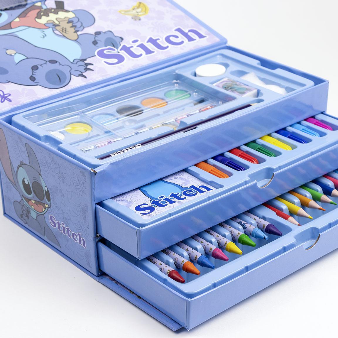 Disney Stitch Colouring Stationery Set - Cerda - Ginga Toys