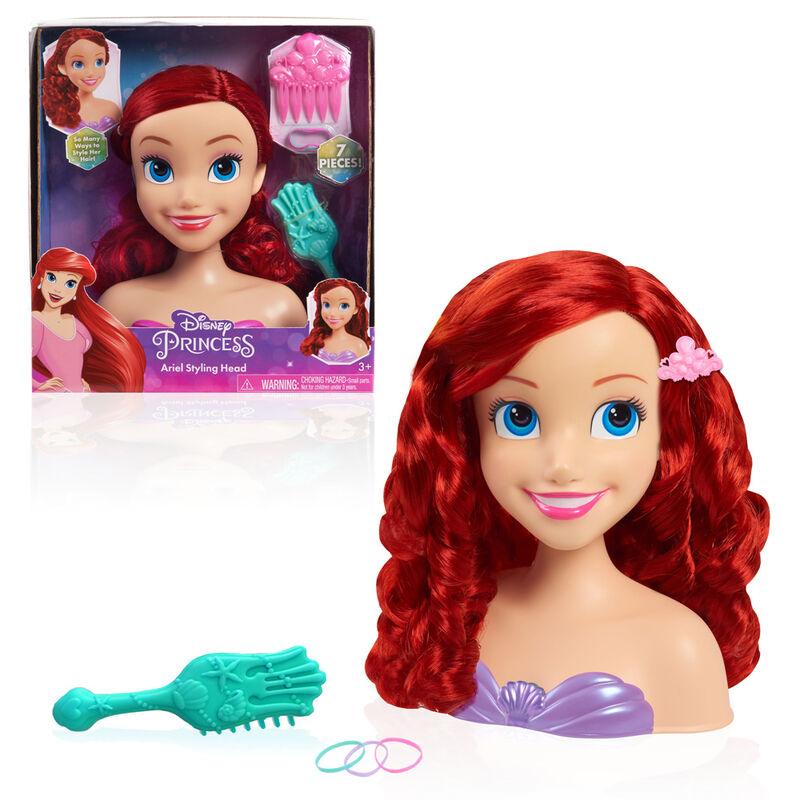 Disney The Little Mermaid Princess Ariel Styling Head Bust Doll - Just Play - Ginga Toys