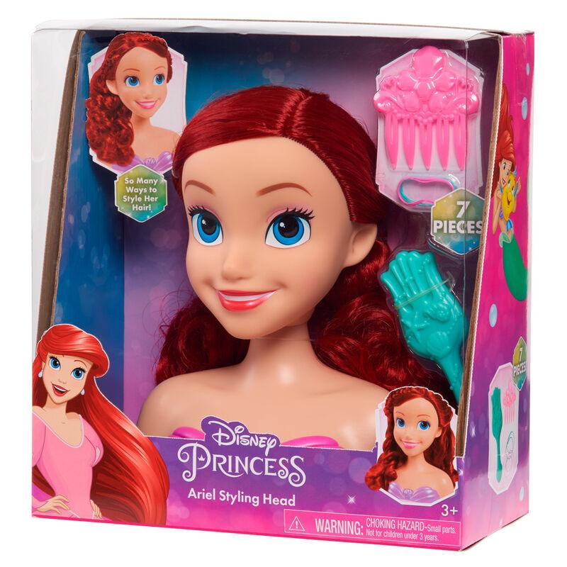 Disney The Little Mermaid Princess Ariel Styling Head Bust Doll - Just Play - Ginga Toys