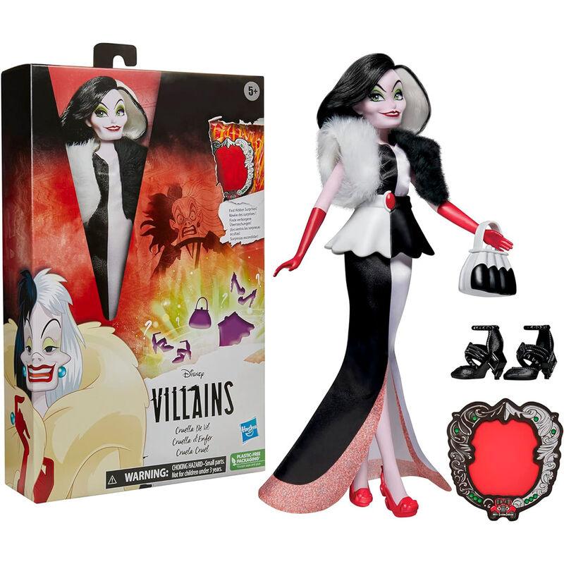 Disney Villains Cruella de Vil Fashion Doll Figure - Hasbro - Ginga Toys