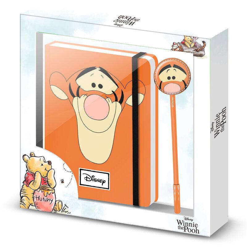 Disney Winnie the Pooh Tiger Face diary + pen set Gift - Karactermania - Ginga Toys