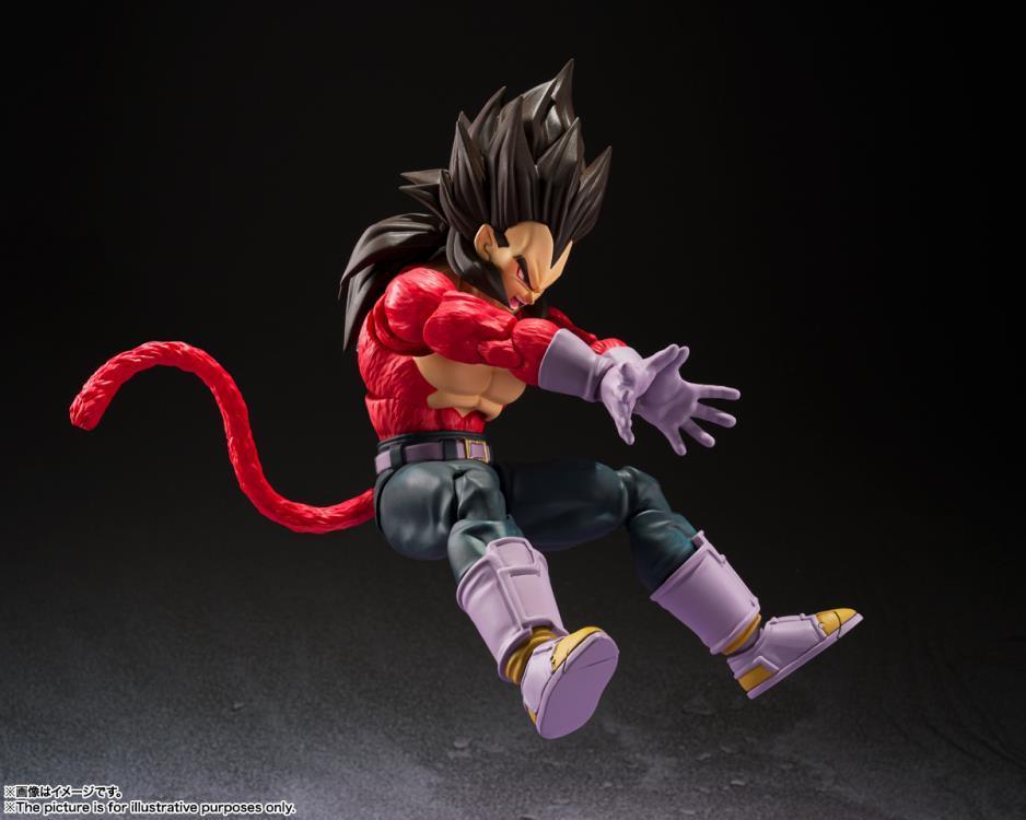 Dragon Ball GT S.H.Figuarts Super Saiyan 4 Vegeta Figure - Bandai - Ginga Toys