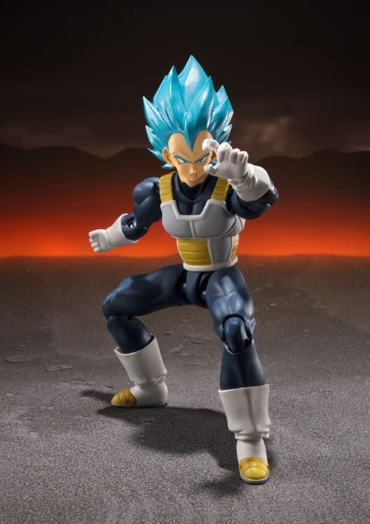 Dragon Ball Super: Broly S.H.Figuarts Super Saiyan God Vegeta Figure (15th Ver.) Exclusive - Ginga Toys