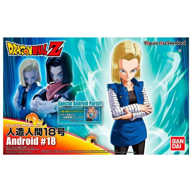 Dragon Ball Z Android 18 Model Kit Figure - Bandai Hobby - Ginga Toys
