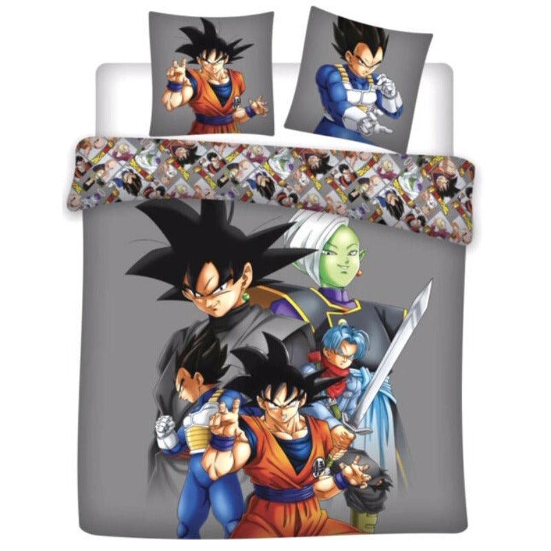 Dragon Ball Z Cotton Duvet Cover Bed and 2 Pillow Covers Set - TOEI Animation - Ginga Toys