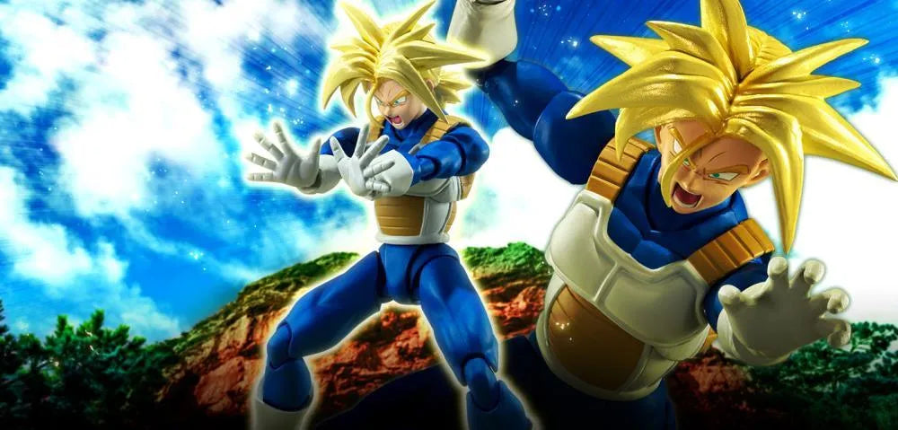 Dragon Ball Z S.H.Figuarts Super Saiyan Trunks Figure (Latent Power) - Bandai - Ginga Toys