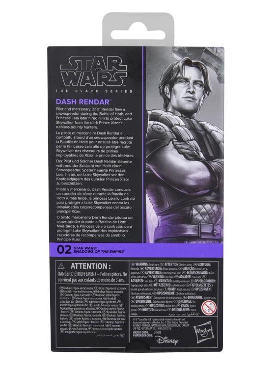 Star Wars: The Black Series 6" Dash Rendar (Shadows of the Empire) Action Figure - Ginga Toys
