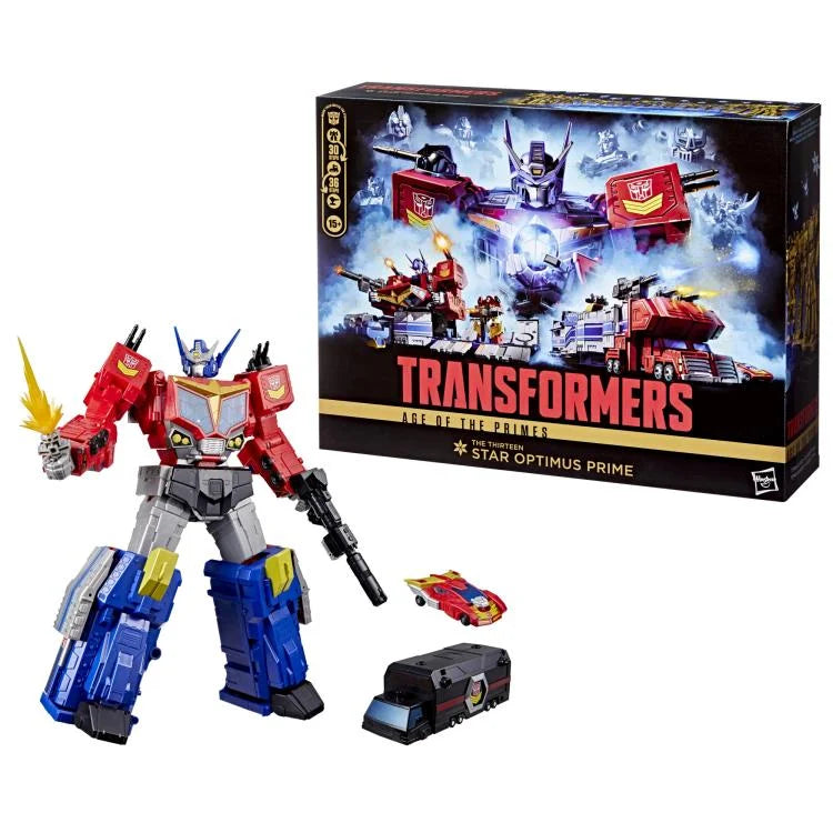 Transformers: Age of the Primes Titan Class The Thirteen Star Optimus Prime Action Figure - Ginga Toys