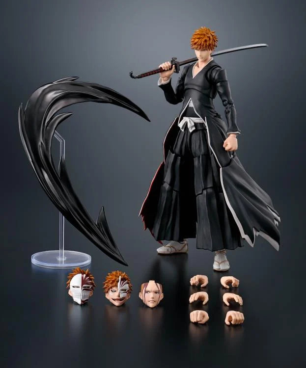 Bleach S.H.Figuarts Ichigo Kurosaki (Getsugatensho Ver.) Action Figure - Ginga Toys