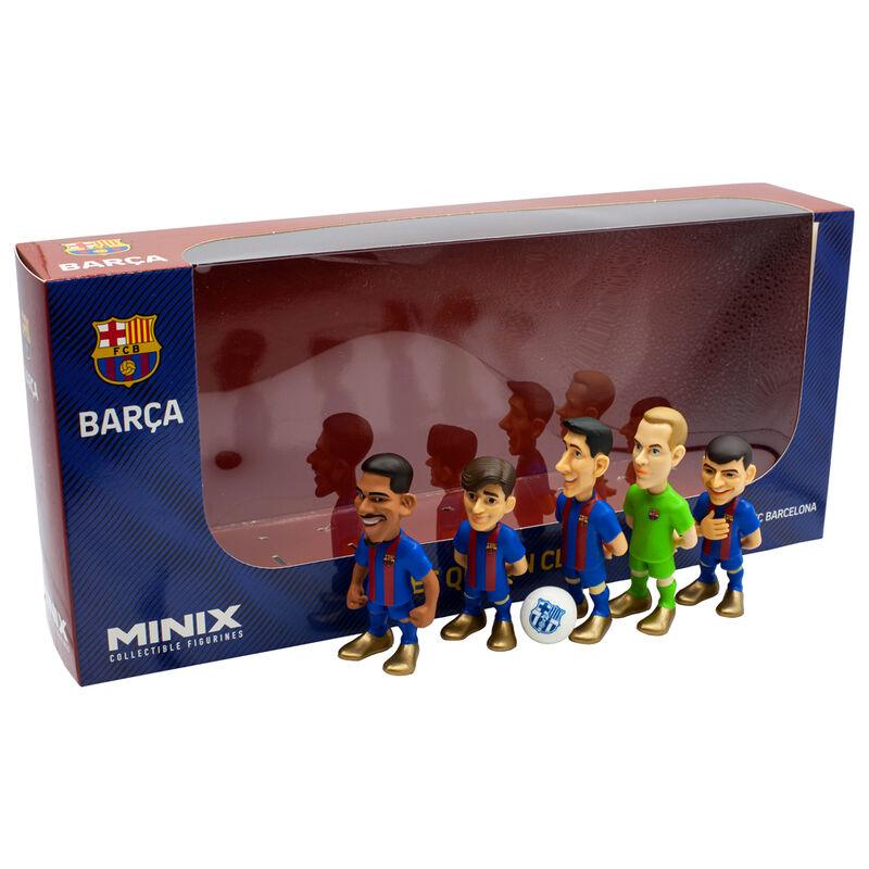 FC Barcelona MINIX 5-Pack Football Players Figure 7cm - Minix - Ginga Toys