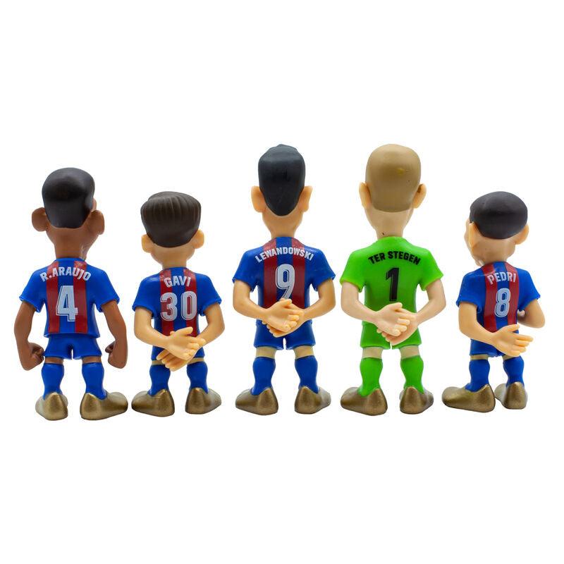 FC Barcelona MINIX 5-Pack Football Players Figure 7cm - Minix - Ginga Toys