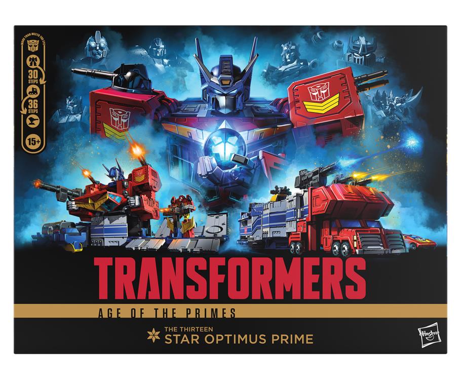 Transformers: Age of the Primes Titan Class The Thirteen Star Optimus Prime Action Figure - Ginga Toys