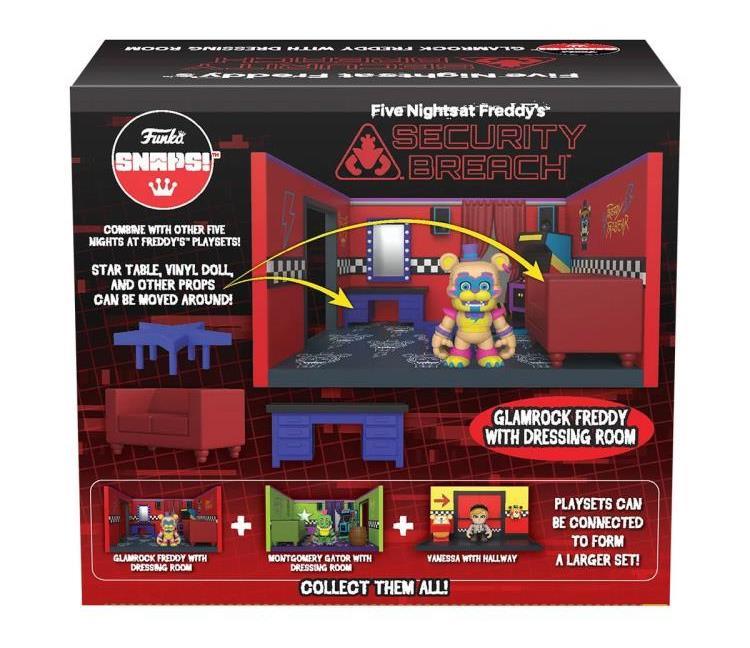 FNAF Plushies Security Breach Dolls Set for Game Fans (Classic)