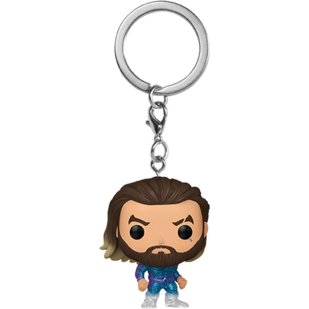 Funko Pocket Pop! Keychain: Aquaman and the Lost Kingdom - Aquaman (Stealth Suit) Vinyl Figure - Funko - Ginga Toys