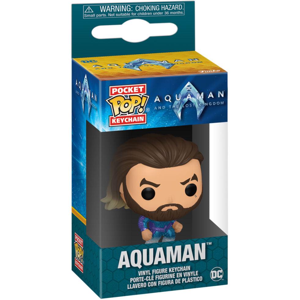 Funko Pocket Pop! Keychain: Aquaman and the Lost Kingdom - Aquaman (Stealth Suit) Vinyl Figure - Funko - Ginga Toys