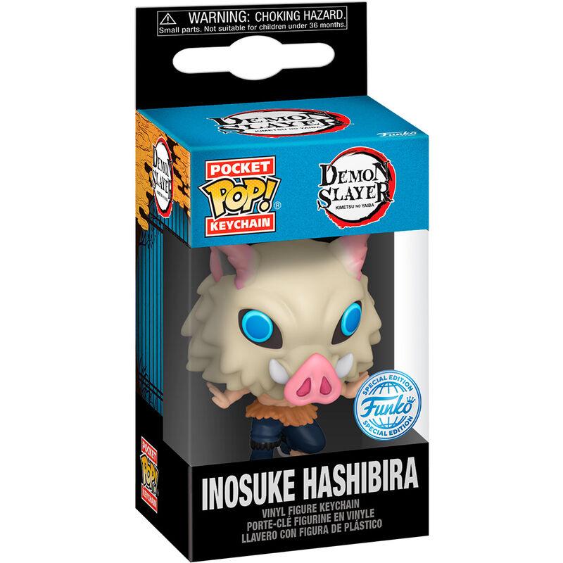 Funko Pocket Pop! Keychain: Demon Slayer - Inosuke Hashibira Exclusive Figure - Ginga Toys