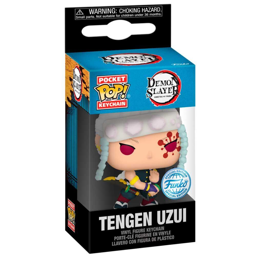 Funko Pocket Pop! Keychain: Demon Slayer: Kimetsu no Yaiba - Tengen Uzui Figure - Ginga Toys