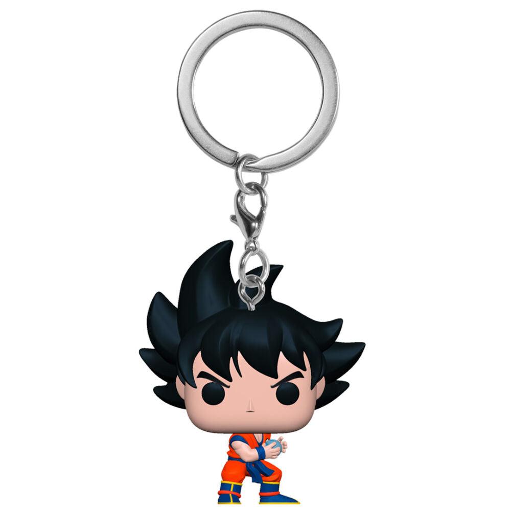 Funko Pocket Pop! Keychain: Dragon Ball Z Goku with Kamehameha Figure - Ginga Toys