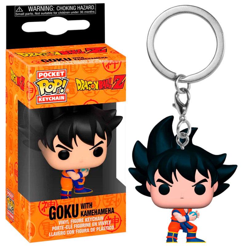 Funko Pocket Pop! Keychain: Dragon Ball Z Goku with Kamehameha Figure - Ginga Toys
