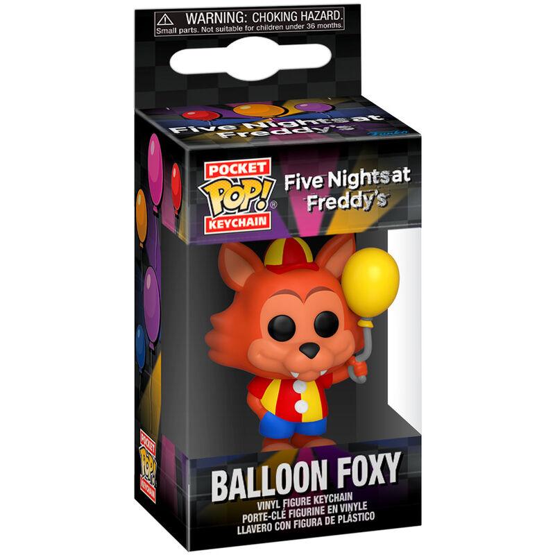 Funko Pocket Pop! Keychain: Five Nights at Freddy's - Balloon Foxy Figure - Funko - Ginga Toys