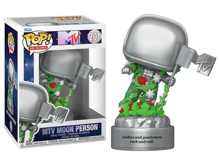Funko Pop! Ad Icons: MTV 40th Anniversary - Moon Person Vinyl Figure #201 - Funko - Ginga Toys