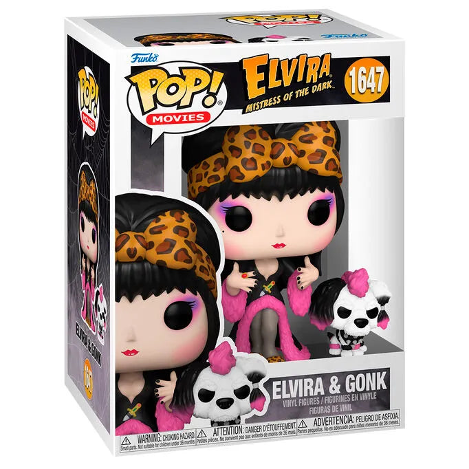 Funko Pop! & Buddy: Elvira: Mistress of the Dark - Elvira & Gonk Figure #1647 - Ginga Toys